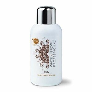 WHITE to BROWN Professional 16% DHA Spray Tan Solution, 250 ml