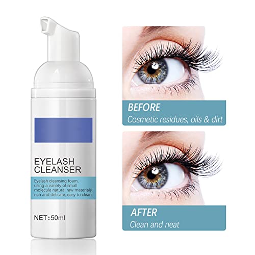 Eyelash Extension Cleanser, Lash Shampoo for Eyelash Lash Shampoo Cleaner Eyelash Extension Shampoo For Eyelashes Cleansing Extension Cleanser Re