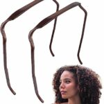 2pcs Curly Thick Hair Large Headband,Hair Blending,The Headband that Fits Like Sunglasses,Get Volume and Style Hair without the Headache,Square H