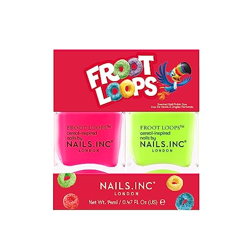 Nails.INC x Froot Loops Scented Nail Polish Duo