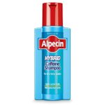 Alpecin Hybrid Shampoo 250ml | Natural Hair Growth Shampoo for Sensitive and Dry Scalps | Energizer for Strong Hair | Hair Care for Men Made in G