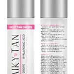 Kaiky Tan Drops mix with day/ night cream for a natural tan formulated with Hyaluronic Acid, Coconut Oil, Vitamins A& B5, SPF & Vegan 30ml