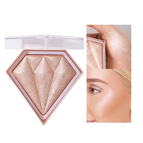 Powder Highlighters Makeup,Highly pigmented Powder Highlighter,Bronzer and Highlighter Palette,Highlighting Powder for a Radiant Finish,Silky and