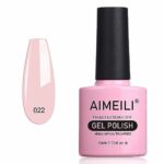 AIMEILI Nude Gel Nail Polish, UV/LED Soak-Off Gel Polish French Nail Gel, Nail Lamp Nail Art Manicure Salon DIY at Home, Long Lasting & Easy to A