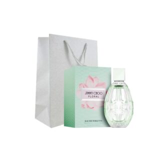 1 x 90ml Jimmy Choo Floral Eau De Toilette (With GIFT BAG Colours, Styles and Size May Vary)