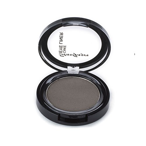 Black Cake eye liner. A wet and dry use pressed powder cake eye liner.
