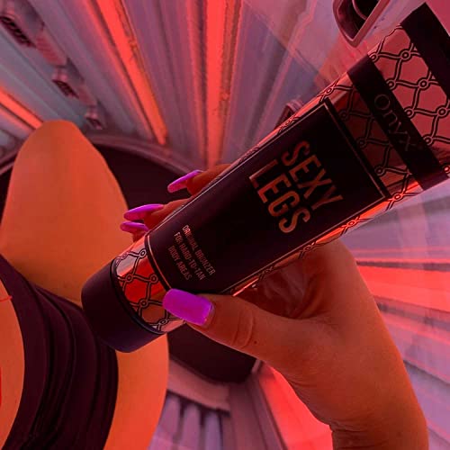 Onyx Sexy Legs Sunbed Tanning Lotion with Double Bronzer for Perfectly Tanned Legs
