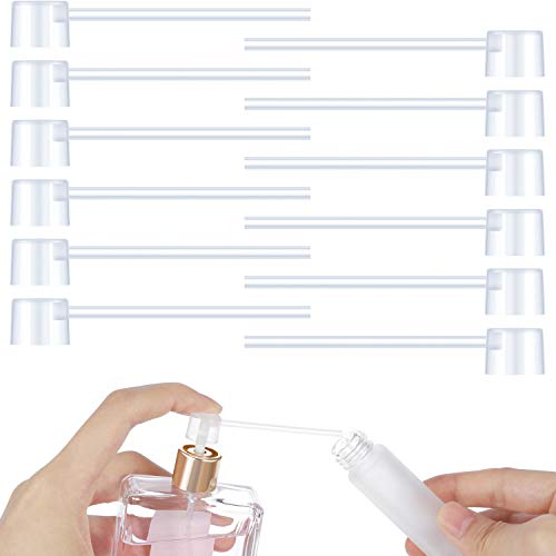 Perfume Dispenser Pump Perfume Refill Pump Cosmetic Dispenser Pump Transfer Tool for Travel Refillable Perfume Spray Bottle (12 Packs)