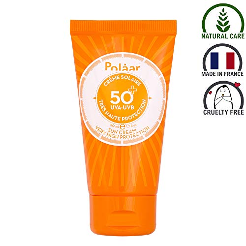 Polaar - Sun Cream Very High Protection SPF50+ UVA and UBV - 50 ml - Sunscreen Protective Face Care - Suitable for Sensitive Skin - Without white