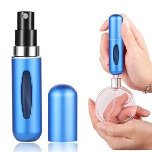 Wendergo Perfume Atomiser Refillable Perfume Bottle 5ML Mini Perfume Spray Bottle Portable Empty Travel Bottle for Handbag Purse Pocket Luggage (