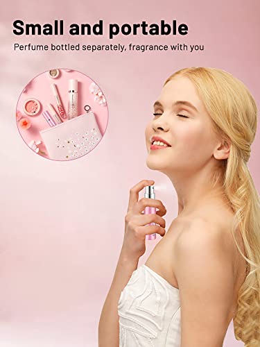 BELEVO Travel Perfume Atomiser Refillable 3 Pcs Perfume Travel Bottle For Toiletries 5 Ml Refillable Perfume Bottle Mini Spray Bottle Suitable Fo