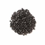 500pcs 5.0X3.0X3.0mm Silicone Micro Rings Links Beads for Hair Extensions (Dark Brown)