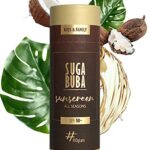 Suga Buba All Seasons Sunscreen Face Stick SPF 50, Eco-Friendly Paper Tube, Bio Face Care, Natural Protection & Ingredients, Face Moisturiser For