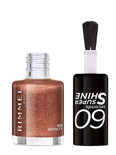 Rimmel 60 Seconds Super-Shine Nail Polish, 835 Royalty, 8 ml