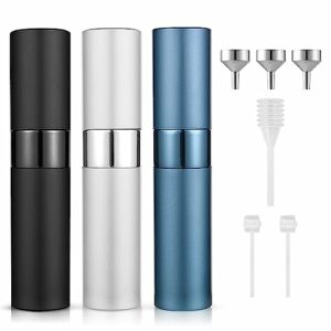 8ML Perfume Atomiser, 3PCS Mini Refillable Travel Perfume Atomizer, Portable Travel Perfume Atomiser Refillable for Travel Holiday Outdoor Activi