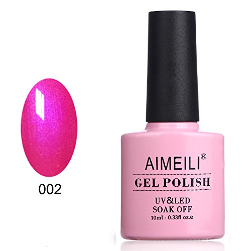 AIMEILI Nude Gel Nail Polish, UV/LED Soak-Off Gel Polish French Nail Gel, Nail Lamp Nail Art Manicure Salon DIY at Home, Long Lasting & Easy to A