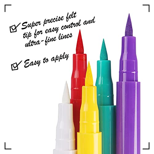 HANDAIYAN Eyeliner,Liquid Eyeliner,White Eyeliner Pencil,Quick Dry,Long Lasting,Waterproof Eye Liner,Highly Pigmented,Smudge-Proof coloured Eye L