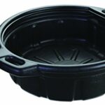 GROZ Oil Drain Pan Black 16Ltr Anti Splash Lip