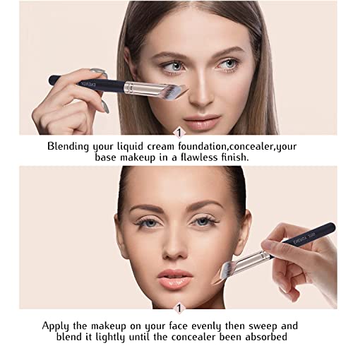 ENERGY Medium-sloped Concealer Brush for under Eye, Contour Brush, Makeup Brush - 270s