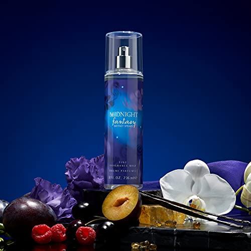 Britney Spears Midnight Fantasy Fine Fragrance Mist, Oriental, 236 ml