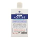 Acetone 100% Pure 100ml Gel Nail Polish Remover for UV/LED, Gel Soak Off, Removes All Types of Nail Polish, By Eternal Beauty