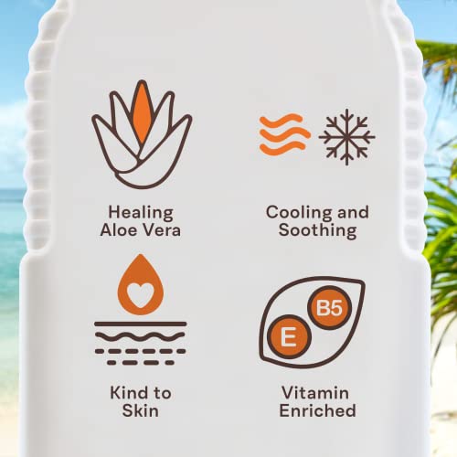 Malibu Sun After Sun Care, Cooling and Soothing Moisturising Gel, Aloe Vera, 100ml