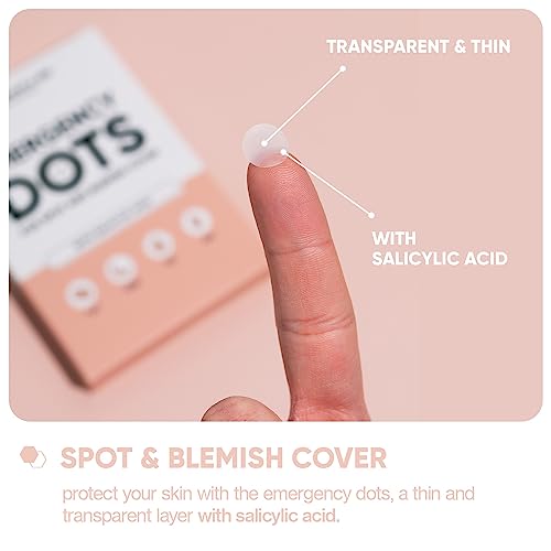 Breakoutaid Pimple patches infused with salicylic acid – Pack of 72 patches translucent Hydrocolloid pimple patch spot treatment stickers for fac