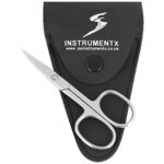 SS INSTRUMENTX Nail Scissors | Professional Multi-Purpose, Manicure Curved Blade Scissors for Men and Women Nails, Cuticle, and Thick toenails