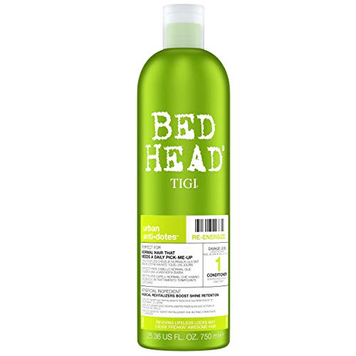 Bed Head by TIGI - Urban Antidotes Re-Energise Conditioner - Ideal for All Hair Types - 750 ml