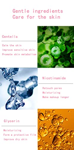 Face Makeup Primer Base Pore Primer Gel Cream Waterproof Invisible Pores Smooth Skin Oil Control Moisturizing Pore Primer Cream Hydrating Face Pr