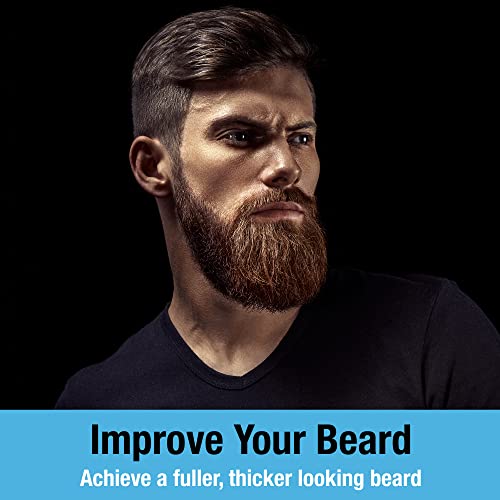 Beard and Hair Growth Derma Roller by Tilcare - Sterile Titanium Derma Roller 0.25mm for Men - Microneedle Tool for Dormant Scalp and Facial Foll