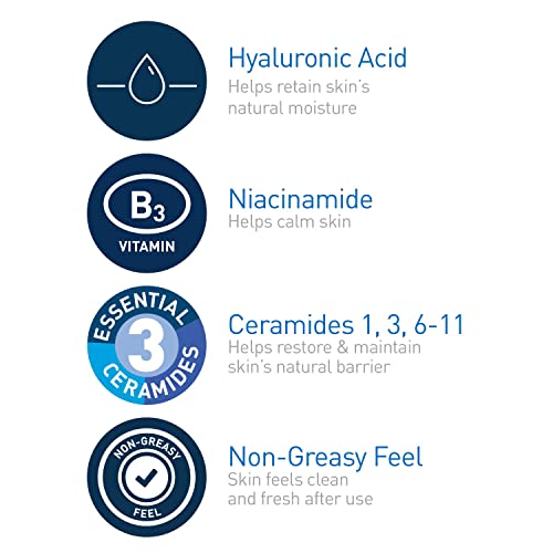 CeraVe Hydrating Toner for Face Non-Alcoholic with Hyaluronic Acid, Niacinamide, and Ceramides for Sensitive Dry Skin, Fragrance-Free Non Comedog