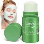 Green Tea Cleansing Mask Stick,Solid Mask,Purifying Clay Mask, Face Moisturizes Oil Control, Deep Clean Pore,Blackhead Remover,Improves Skin,for
