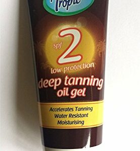 3x Deep Dark Tanning Oil 100ml Gel SPF2 water resistant PERFECT TO TAN WITH