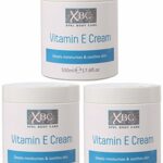 XBC Vitamin E Cream (3 x 500ml) Large Tub Deeply Moisturises & Soothes Skin