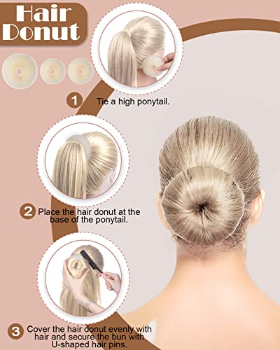 Lictin 70PCS Hair Styling Set, Hair Bun Maker, Hair Design Styling Tools, DIY Hair Accessories, Hair Modelling Tool Kit, Magic Simple Fast Spiral