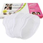 LWBTOSEE Shower Face Eye Protector Shield, Transparent, 100PCS, Size 7.9"*3.5"