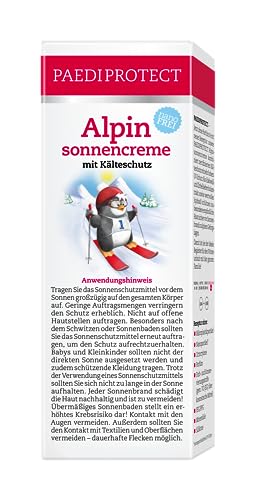 PAEDIPROTECT Alpine Sun Cream for Children and Adults, 30 ml SPF 50+, Sun Cream Face Ideal for Winter, Sun Protection with Jojoba Oil, Anti-Pigme