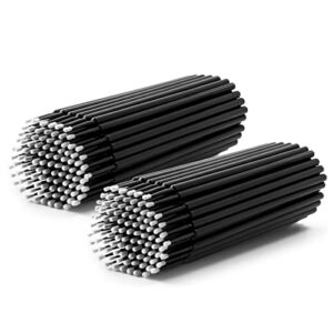 200PCS Disposable Applicator Brushes, Annhua Application Brushes for Makeup, Eyelash Extensions, Dental Care and Cleaning, Black