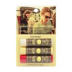 Sun Bum SPF 30 Triple Pack Sunscreen Lip Balm Set, Watermelon, Coconut and Banana flavour, Vegan and Cruelty Free, Broad Spectrum UVA/UVB Lip Car