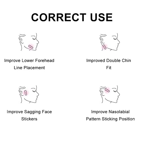 Face Lift Tape,120PCS Face Tape Lifting Invisible,Eyid Lift Strips, Vline Face Lifting,Face Lifting Tape, Lift Sticker,Face Uplift, Make-up Face