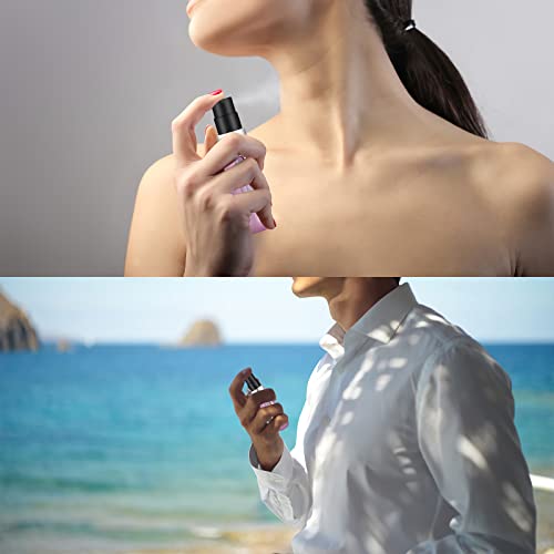 MIBICIRI Perfume Atomiser Bottles 5ml, Portable Refillable Perfume Atomizer Bottle, Mini Travel Perfume Atomizer (5Pcs)