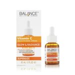 Balance Active Formula Vitamin C Glow & Radiance Supersize Brightening Serum (60ml) - Lightweight & non-greasy. Brighter Complexion. Skin appears