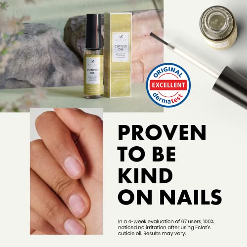 Advanced Cuticle Oil - 3X More Hydrating with Vitamin E for Brittle/Damaged/Dry Nails & Cuticles - Water-Free - Palm Oil - Free 100% Vegan/Dermat