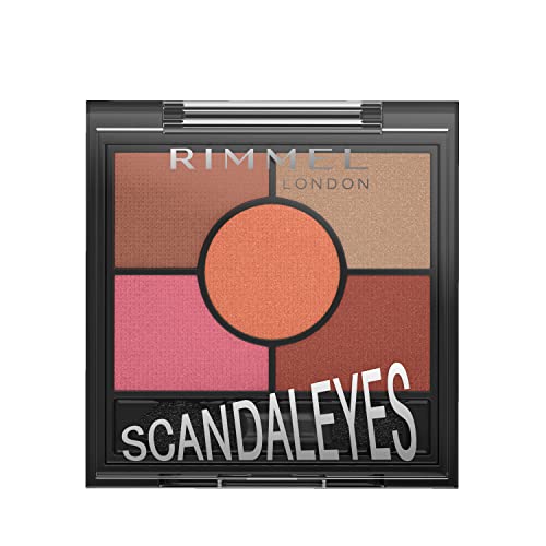 Rimmel London Scandaleyes 5 Pan Eyeshadow Palette Golden Eye, Cream