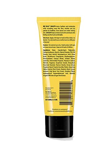 Bee Bald SMOOTH Daily Moisturizer tones, hydrates and moisturizes, smoothing away fine lines, wrinkles and dry patches and helps control oil and