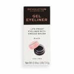 Makeup Revolution, Gel Eyeliner Pot With Brush, 3g