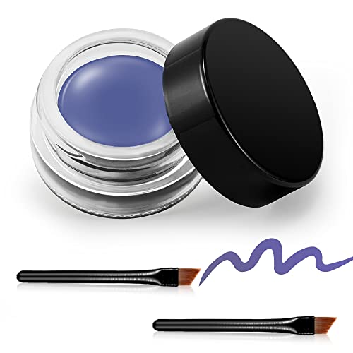 Erinde Black Gel Eyeliner, Waterproof Long Lasting Cream Eyeliner Gel, High-Intensity Pigments Smudge-Proof Eye Liner Makeup, Water-Resistant Eye