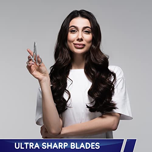 CRUZE Nail Scissors | Professional Multi-Purpose, Manicure Curved Blade Scissors for Men and Women Nails, Cuticle, and Thick toenails