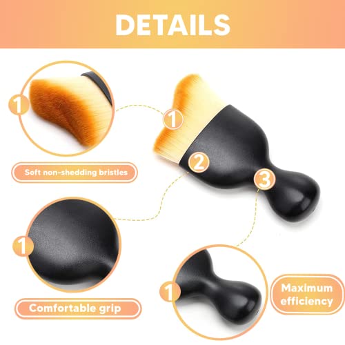 MUJGAN Makeup Brush, Angled Flat Foundation Brush, Body Makeup Brush, Face & Body Brush, Liquid Foundation Brush, Concealer Brush, Contour Brush,